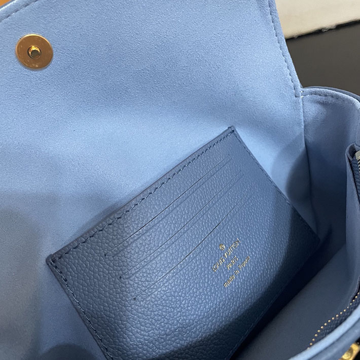 ルイヴィトン販売店舗 レディースバッグ Louis Vuitton ウォレット オン チェーン・アイビー ウォッシュド・ブルー M27755 ヴィトン チェーンウォレット - 画像 (2)