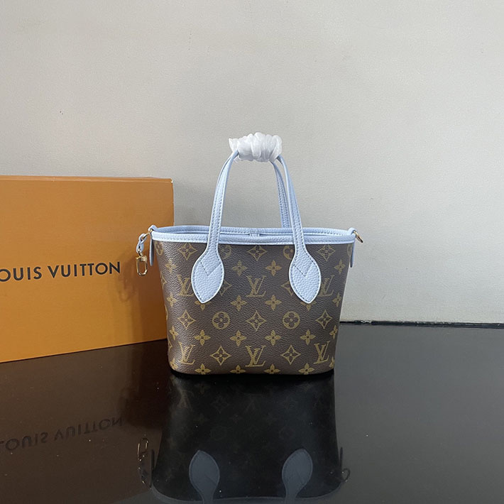 ルイヴィトン販売店舗 レディースバッグ LV ネヴァーフル・インサイドアウト BB モノグラム・スカイブルー M28336 ルイヴィトン ネヴァー フル 新作 - 画像 (8)