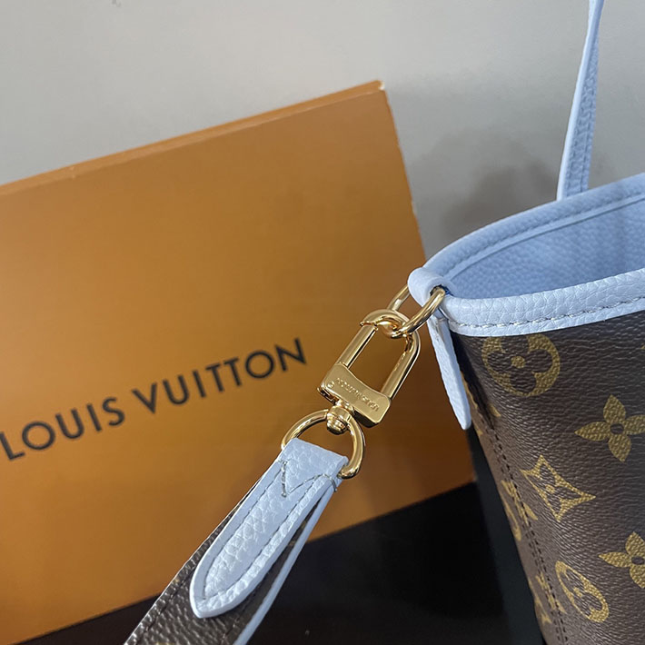 ルイヴィトン販売店舗 レディースバッグ LV ネヴァーフル・インサイドアウト BB モノグラム・スカイブルー M28336 ルイヴィトン ネヴァー フル 新作 - 画像 (5)