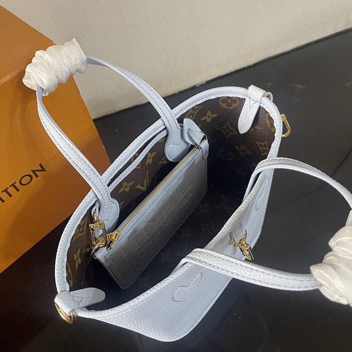 ルイヴィトン販売店舗 レディースバッグ LV ネヴァーフル・インサイドアウト BB モノグラム・スカイブルー M28336 ルイヴィトン ネヴァー フル 新作 - 画像 (2)