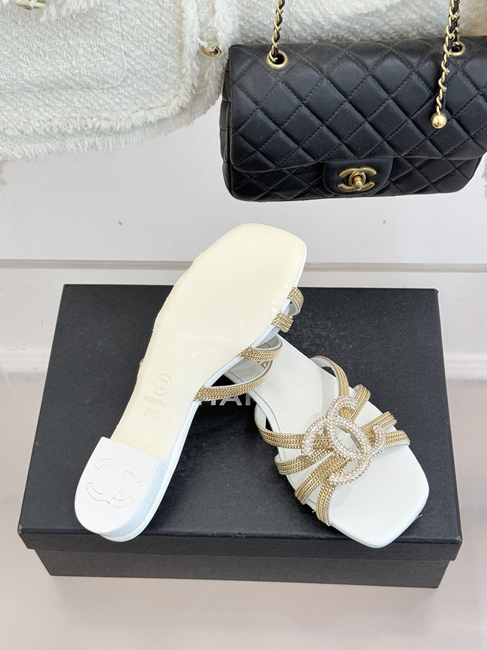 最高級シャネルスーパーコピー CHANEL ココマーク サンダル ストラップサンダル 2026新作 ホワイト 2630926 シャネル サンダル レディース - 画像 (2)