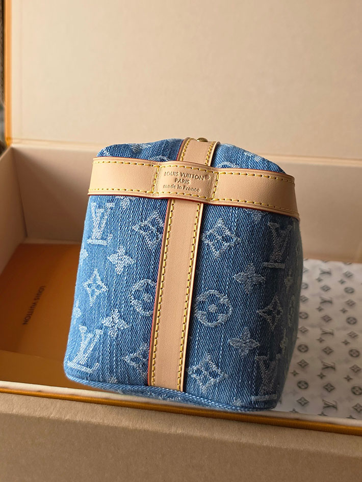 ルイヴィトン販売店舗 レディースバッグ Louis Vuitton クルーザー・トワレバッグ ブルーデニム M27945 ルイヴィトン デニム バッグ 新作 - 画像 (8)