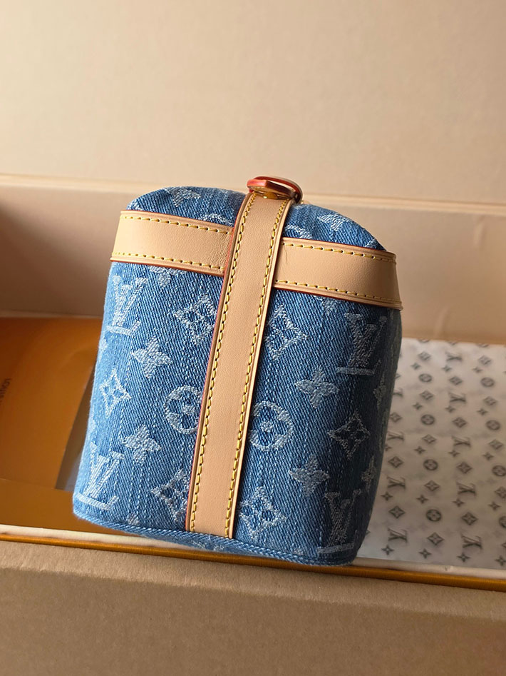 ルイヴィトン販売店舗 レディースバッグ Louis Vuitton クルーザー・トワレバッグ ブルーデニム M27945 ルイヴィトン デニム バッグ 新作 - 画像 (6)