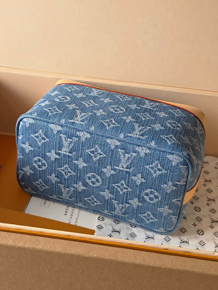 ルイヴィトン販売店舗 レディースバッグ Louis Vuitton クルーザー・トワレバッグ ブルーデニム M27945 ルイヴィトン デニム バッグ 新作 - 画像 (5)