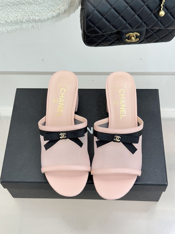 最高級シャネルスーパーコピー CHANEL メッシュ ミュール サンダル レディース 疲れない 2026新作 ピンク 2630937 シャネル サンダル ピンク - 画像 (7)