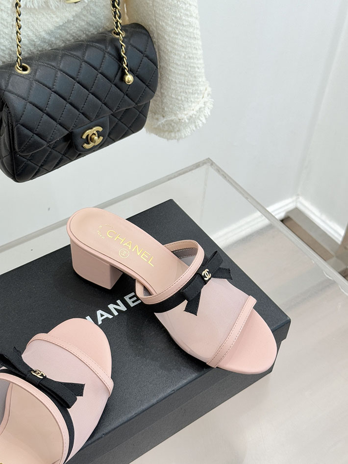 最高級シャネルスーパーコピー CHANEL メッシュ ミュール サンダル レディース 疲れない 2026新作 ピンク 2630937 シャネル サンダル ピンク - 画像 (6)
