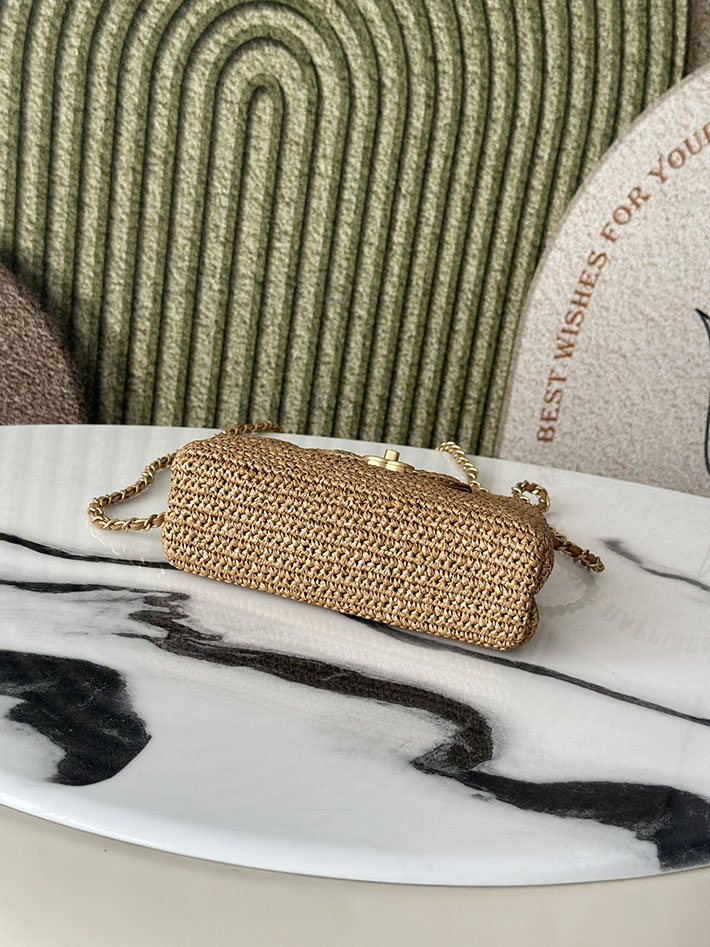 シャネル 新作バッグ 2026 CHANEL ミニ ショッピング バッグ ダークベージュ AS4416-B22677-U5552 レディース シャネル バッグ 安い順 - 画像 (5)