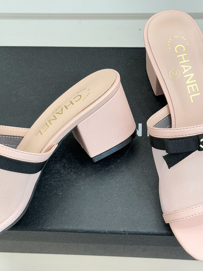 最高級シャネルスーパーコピー CHANEL メッシュ ミュール サンダル レディース 疲れない 2026新作 ピンク 2630937 シャネル サンダル ピンク - 画像 (5)