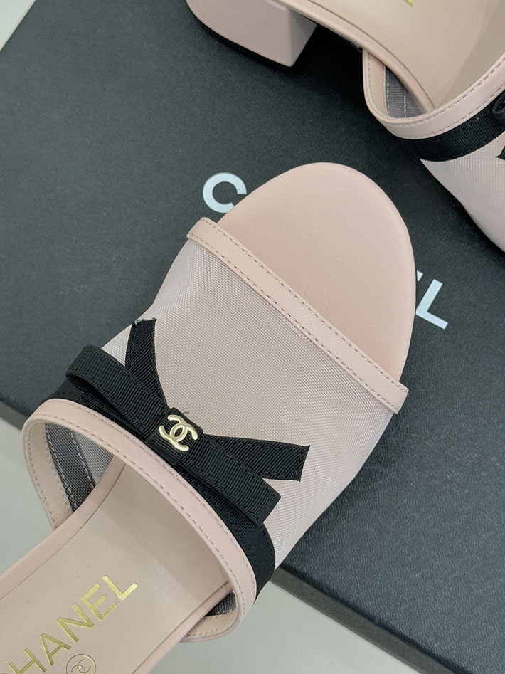 最高級シャネルスーパーコピー CHANEL メッシュ ミュール サンダル レディース 疲れない 2026新作 ピンク 2630937 シャネル サンダル ピンク - 画像 (4)