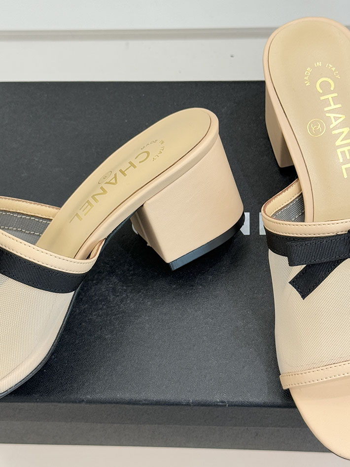 最高級シャネルスーパーコピー CHANEL メッシュ ミュール サンダル レディース 疲れない 2026新作 ベージュ 2630938 シャネル サンダル 安い - 画像 (5)