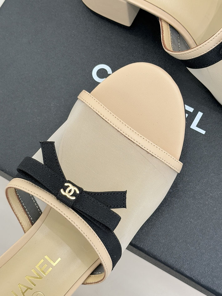 最高級シャネルスーパーコピー CHANEL メッシュ ミュール サンダル レディース 疲れない 2026新作 ベージュ 2630938 シャネル サンダル 安い - 画像 (4)