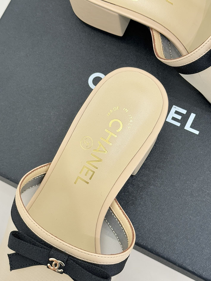 最高級シャネルスーパーコピー CHANEL メッシュ ミュール サンダル レディース 疲れない 2026新作 ベージュ 2630938 シャネル サンダル 安い - 画像 (3)