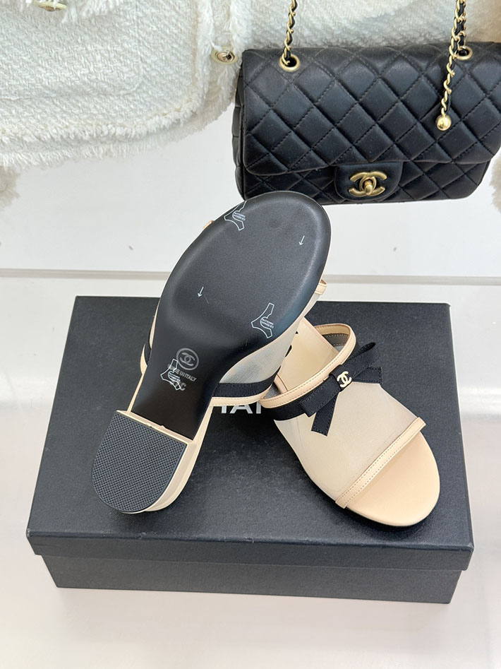 最高級シャネルスーパーコピー CHANEL メッシュ ミュール サンダル レディース 疲れない 2026新作 ベージュ 2630938 シャネル サンダル 安い - 画像 (2)