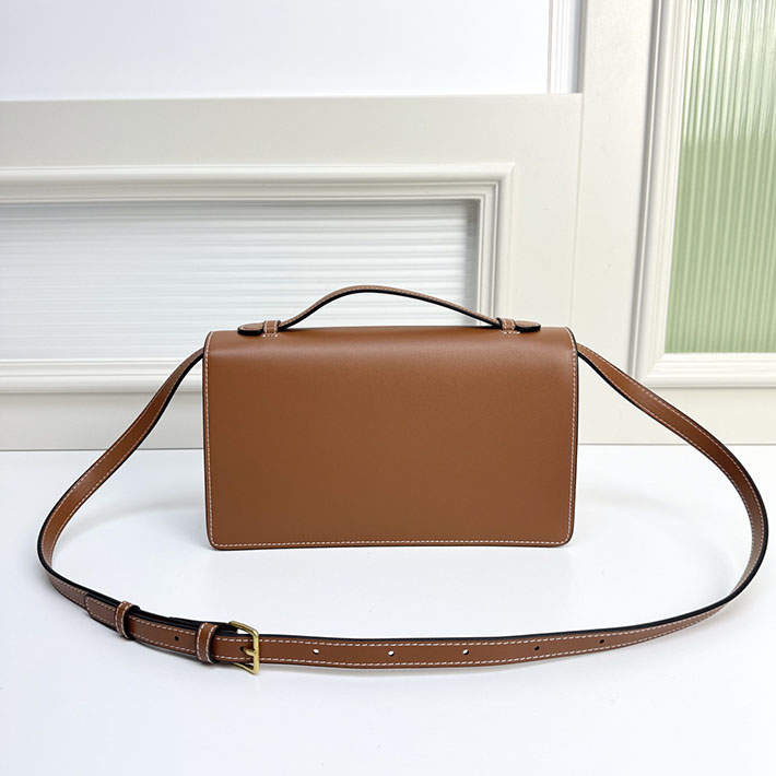セリーヌ バッグ 人気 ランキング CELINE MEDIUM TRIOMPHE FOLIO IN SHINY CALFSKIN タン L102U3705.04LU セリーヌ バッグ レディース - 画像 (8)