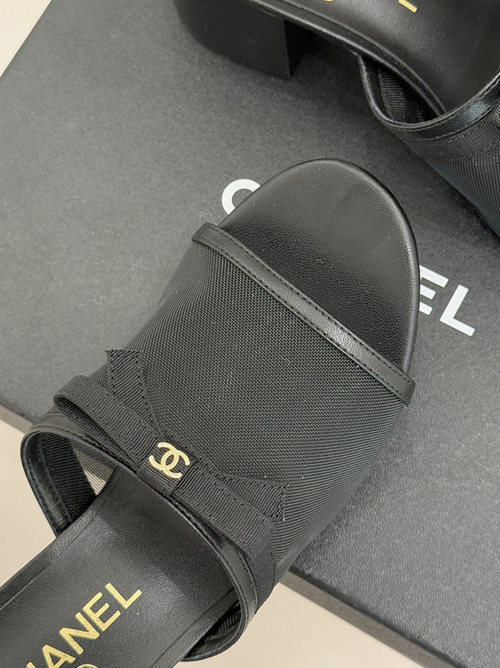 最高級シャネルスーパーコピー CHANEL メッシュ ミュール サンダル レディース 疲れない 2026新作 ホワイト 2630940 レディース シャネル サンダル - 画像 (4)
