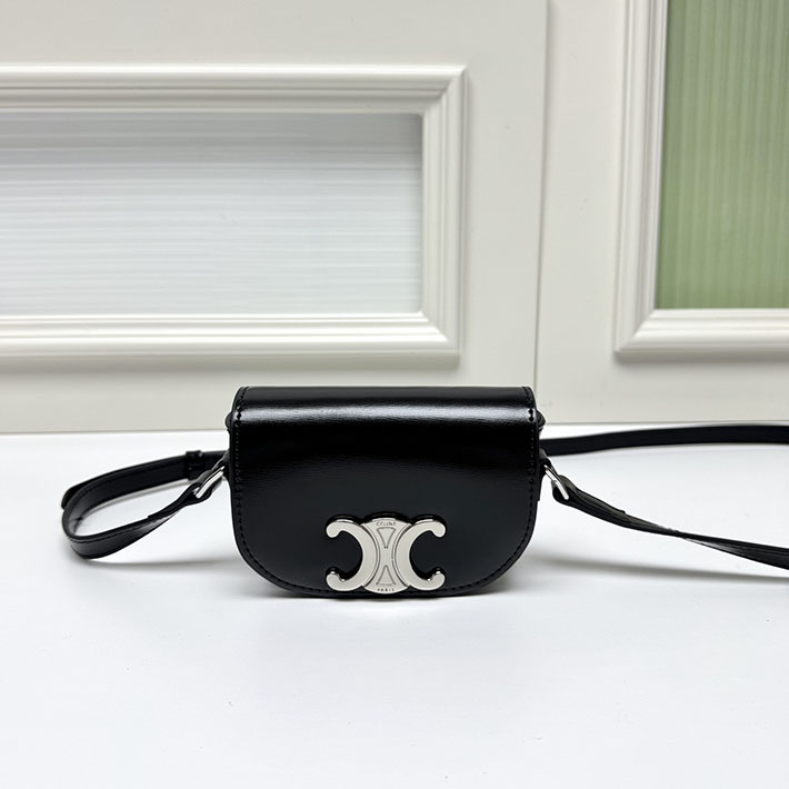 セリーヌ バッグ 人気 ランキング CELINE MINI CROSSBODY BAG ミニ クロスボディバッグ ブラック 10N673DPV.38DI セリーヌ ミニバッグ ショルダー - 画像 (9)