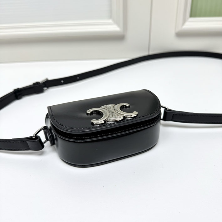 セリーヌ バッグ 人気 ランキング CELINE MINI CROSSBODY BAG ミニ クロスボディバッグ ブラック 10N673DPV.38DI セリーヌ ミニバッグ ショルダー - 画像 (8)