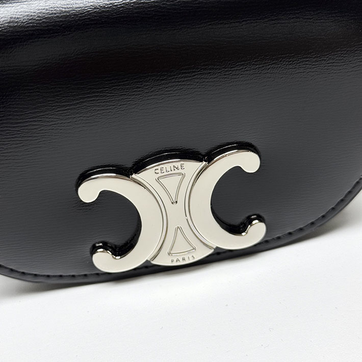 セリーヌ バッグ 人気 ランキング CELINE MINI CROSSBODY BAG ミニ クロスボディバッグ ブラック 10N673DPV.38DI セリーヌ ミニバッグ ショルダー - 画像 (7)