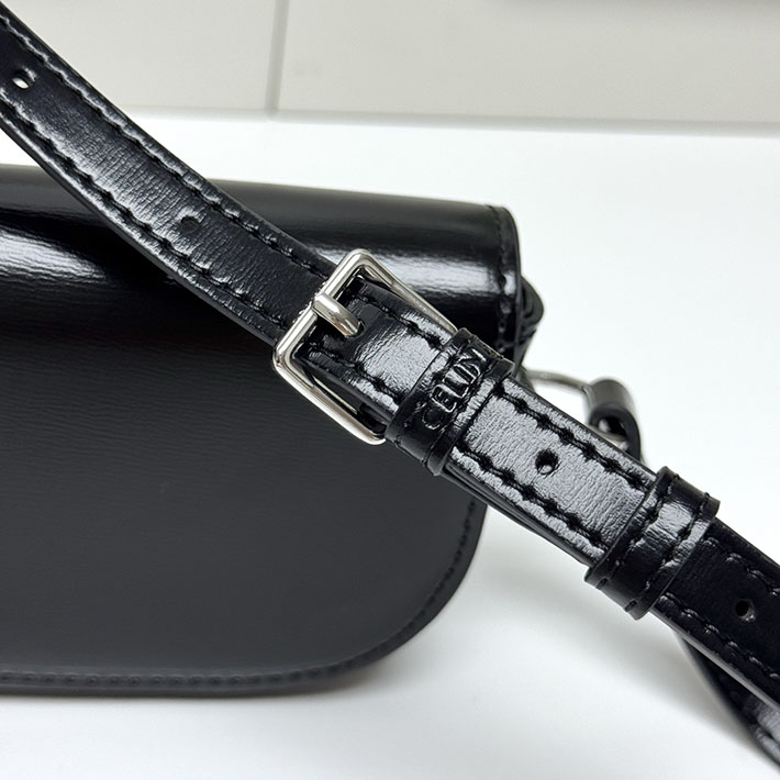 セリーヌ バッグ 人気 ランキング CELINE MINI CROSSBODY BAG ミニ クロスボディバッグ ブラック 10N673DPV.38DI セリーヌ ミニバッグ ショルダー - 画像 (6)