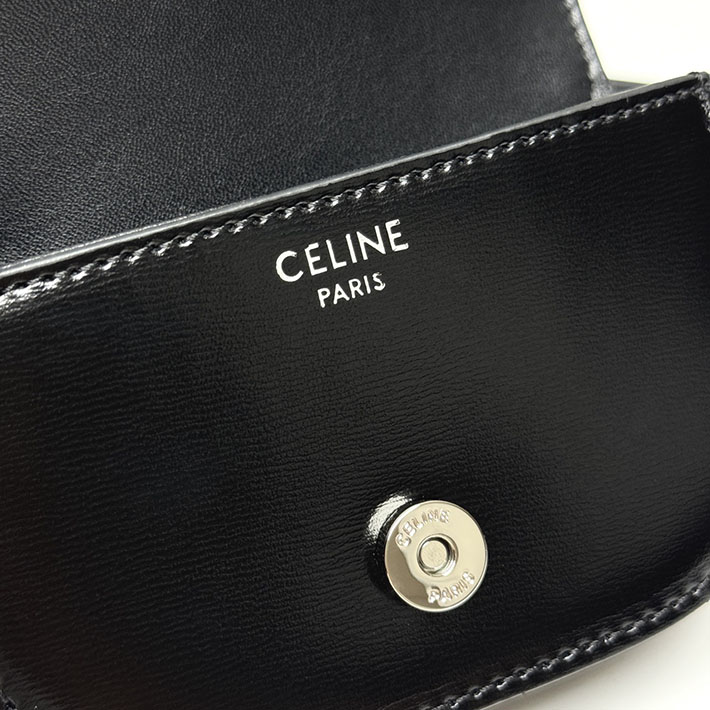 セリーヌ バッグ 人気 ランキング CELINE MINI CROSSBODY BAG ミニ クロスボディバッグ ブラック 10N673DPV.38DI セリーヌ ミニバッグ ショルダー - 画像 (4)