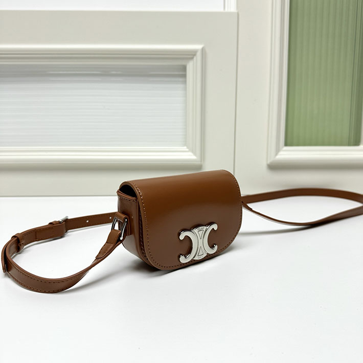 セリーヌ バッグ 人気 ランキング CELINE MINI CROSSBODY BAG ミニ クロスボディバッグ タン 10N673DPV.04LU セリーヌ ミニ バッグ レディース - 画像 (9)