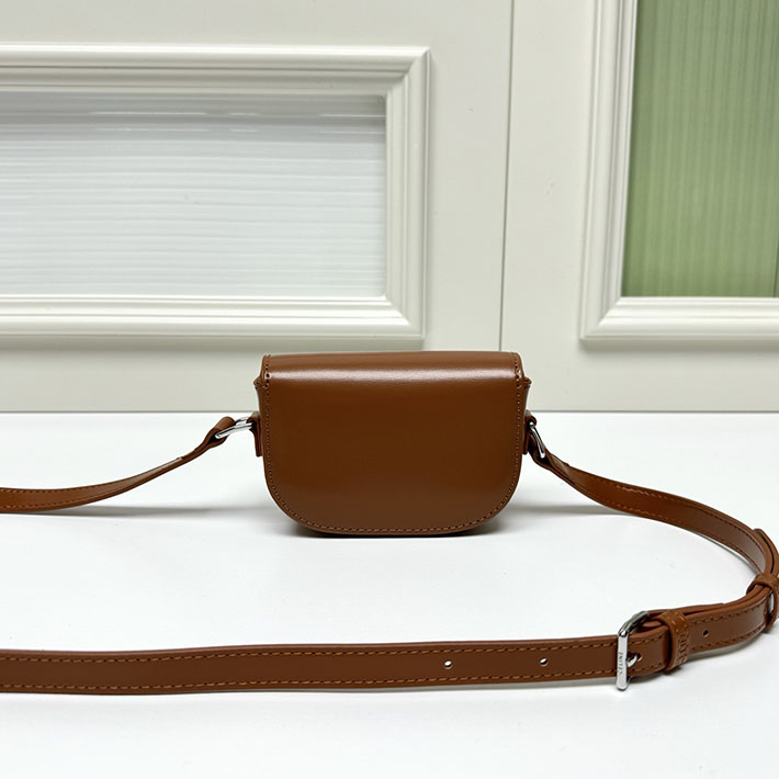 セリーヌ バッグ 人気 ランキング CELINE MINI CROSSBODY BAG ミニ クロスボディバッグ タン 10N673DPV.04LU セリーヌ ミニ バッグ レディース - 画像 (8)