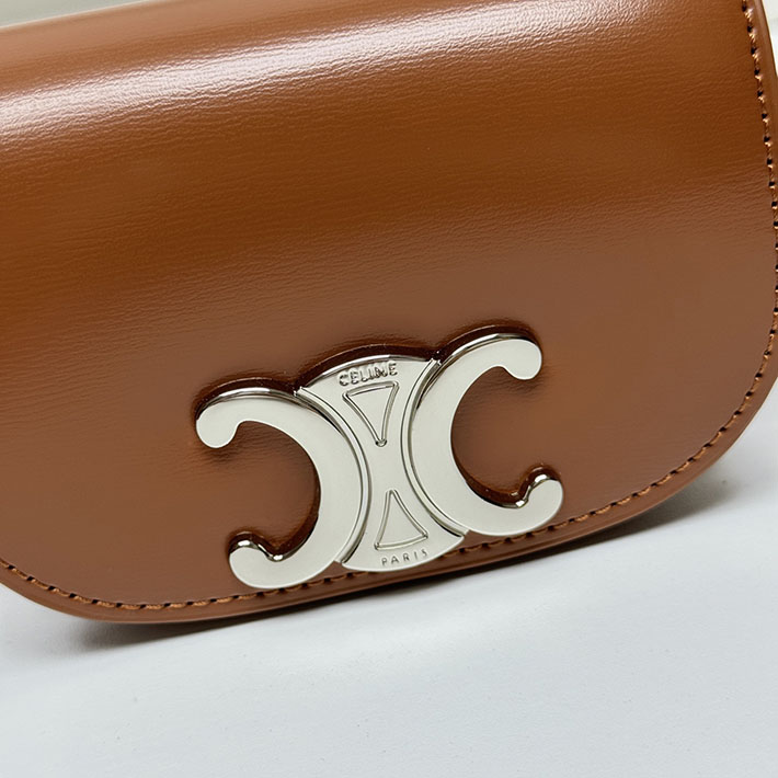 セリーヌ バッグ 人気 ランキング CELINE MINI CROSSBODY BAG ミニ クロスボディバッグ タン 10N673DPV.04LU セリーヌ ミニ バッグ レディース - 画像 (7)
