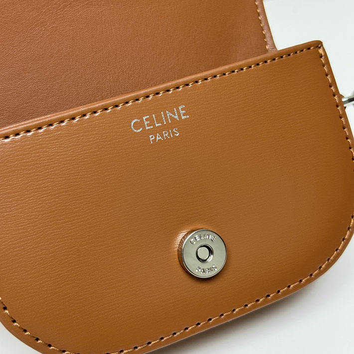 セリーヌ バッグ 人気 ランキング CELINE MINI CROSSBODY BAG ミニ クロスボディバッグ タン 10N673DPV.04LU セリーヌ ミニ バッグ レディース - 画像 (6)