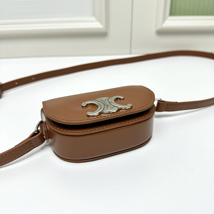 セリーヌ バッグ 人気 ランキング CELINE MINI CROSSBODY BAG ミニ クロスボディバッグ タン 10N673DPV.04LU セリーヌ ミニ バッグ レディース - 画像 (3)