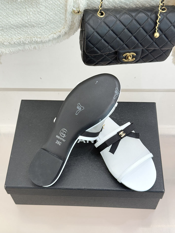 最高級シャネルスーパーコピー CHANEL メッシュ ミュール サンダル レディース 疲れない 2026新作 ホワイト 2630943 シャネル サンダル 公式 - 画像 (2)