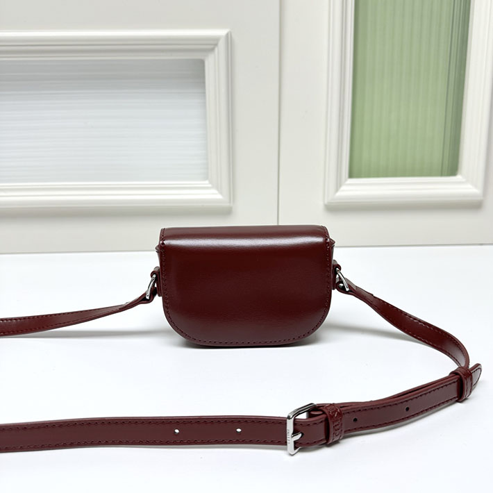 セリーヌ バッグ 人気 ランキング CELINE MINI CROSSBODY BAG ミニ クロスボディバッグ チェスナット 10N673DPV.18CH セリーヌ ショルダーバッグ アウトレット - 画像 (9)