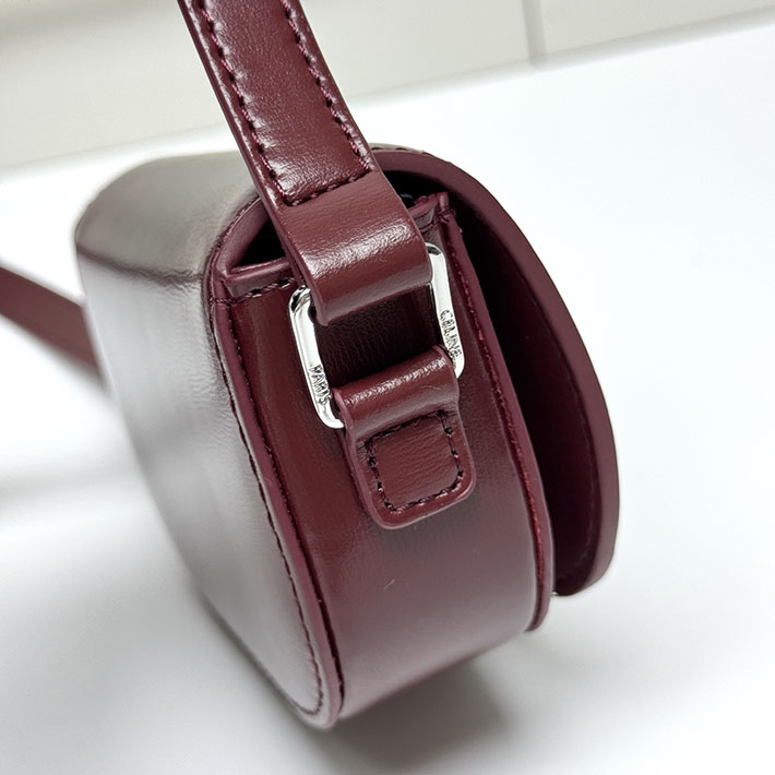 セリーヌ バッグ 人気 ランキング CELINE MINI CROSSBODY BAG ミニ クロスボディバッグ チェスナット 10N673DPV.18CH セリーヌ ショルダーバッグ アウトレット - 画像 (6)