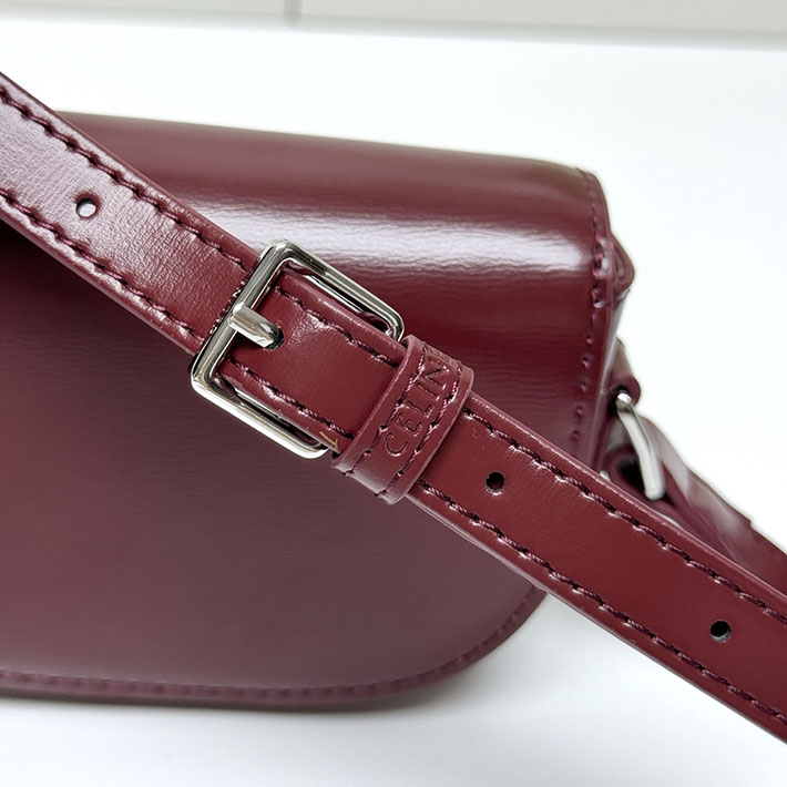 セリーヌ バッグ 人気 ランキング CELINE MINI CROSSBODY BAG ミニ クロスボディバッグ チェスナット 10N673DPV.18CH セリーヌ ショルダーバッグ アウトレット - 画像 (4)