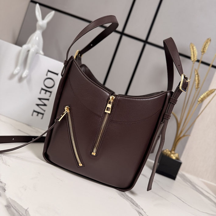 最高級ロエベスーパーコピー LOEWE 2026春夏レディース ハンモック フリップ バッグ ダークバーガンディ A538HHBX07 7240 ロエベ バッグ レディース - 画像 (9)