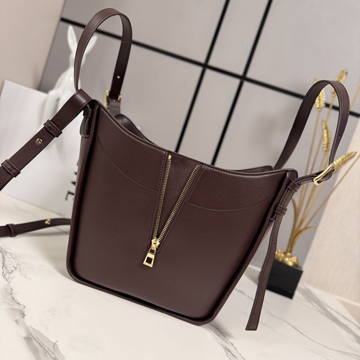 最高級ロエベスーパーコピー LOEWE 2026春夏レディース ハンモック フリップ バッグ ダークバーガンディ A538HHBX07 7240 ロエベ バッグ レディース - 画像 (8)