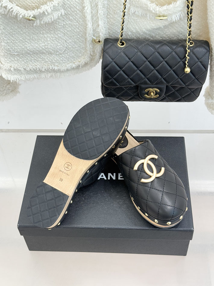 最高級シャネルスーパーコピー CHANEL マトラッセ ジュート サボサンダル レディース ブラック 2630950 シャネル サンダル 安い - 画像 (2)