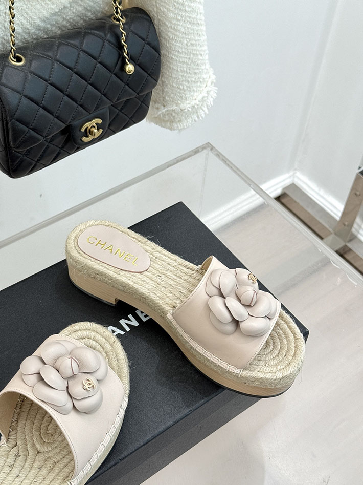 最高級シャネルスーパーコピー CHANEL マトラッセ ジュート サボサンダル ミュール サンダル ピンクド 2630955 シャネル サンダル 新作 - 画像 (6)