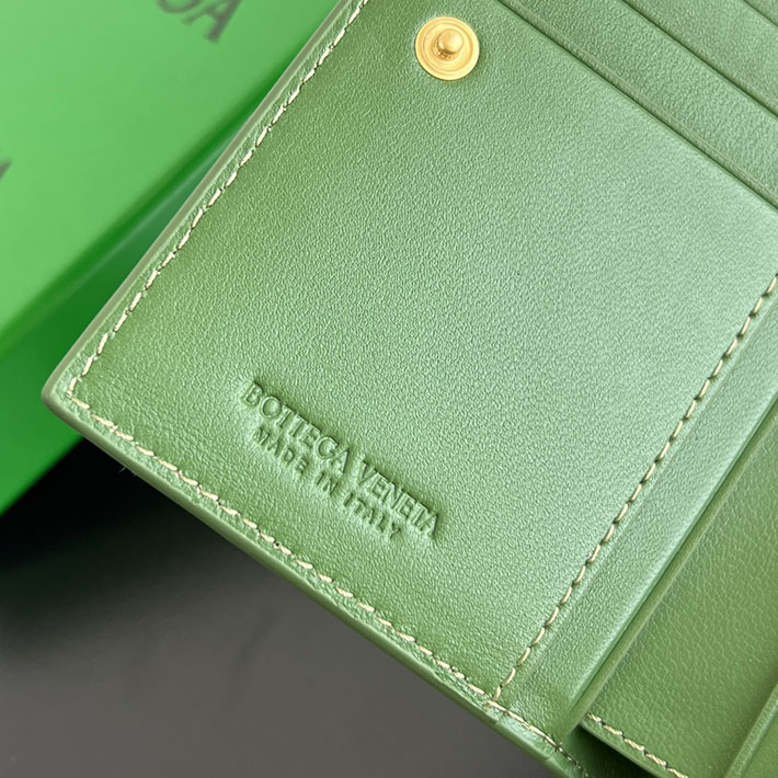 最高級ボッテガコピー Bottega Veneta ミディアム イントレチャート 二つ折りファスナーウォレット パラキート 749940 VCPP2 3724 ボッテガ ヴェネタ 財布 レディース - 画像 (3)