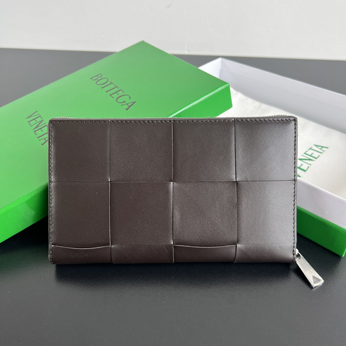 最高級ボッテガコピー Bottega Veneta カセット ジップアラウンドウォレット フォンデンテ/キャラメル 2631956 ボッテガ ヴェネタ 財布 メンズ - 画像 (9)