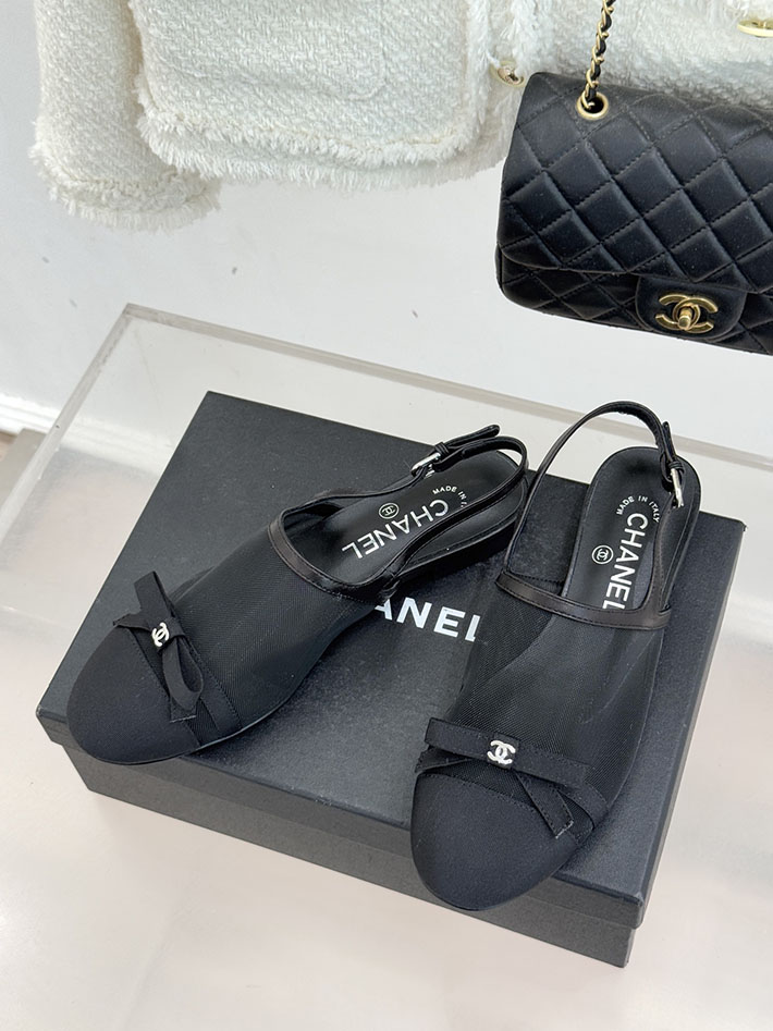 最高級シャネルスーパーコピー CHANEL バレエシューズ メリージェーン ココマーク リボン メッシュ ブラック 2630970 シャネル サンダル 安い - 画像 (9)