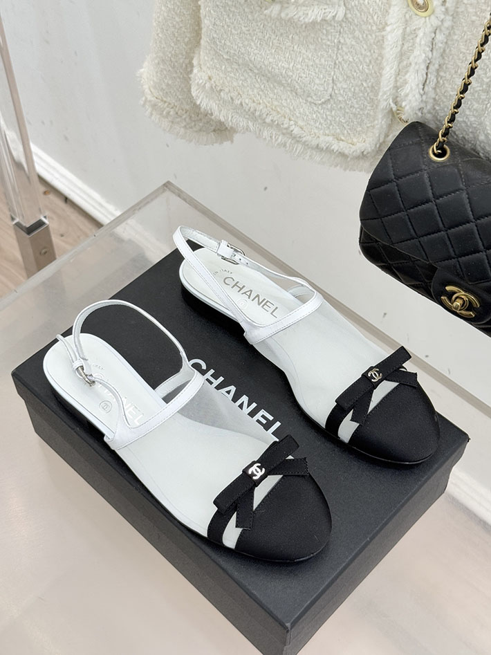 最高級シャネルスーパーコピー CHANEL バレエシューズ メリージェーン ココマーク リボン メッシュ ホワイト 2630971 シャネル サンダル 白 - 画像 (8)