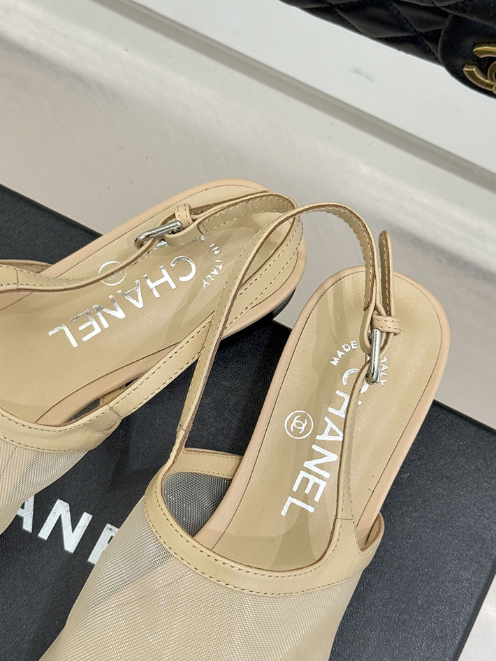 最高級シャネルスーパーコピー CHANEL バレエシューズ メリージェーン ココマーク リボン メッシュ ブラック 2630972 レディース シャネル サンダル - 画像 (3)