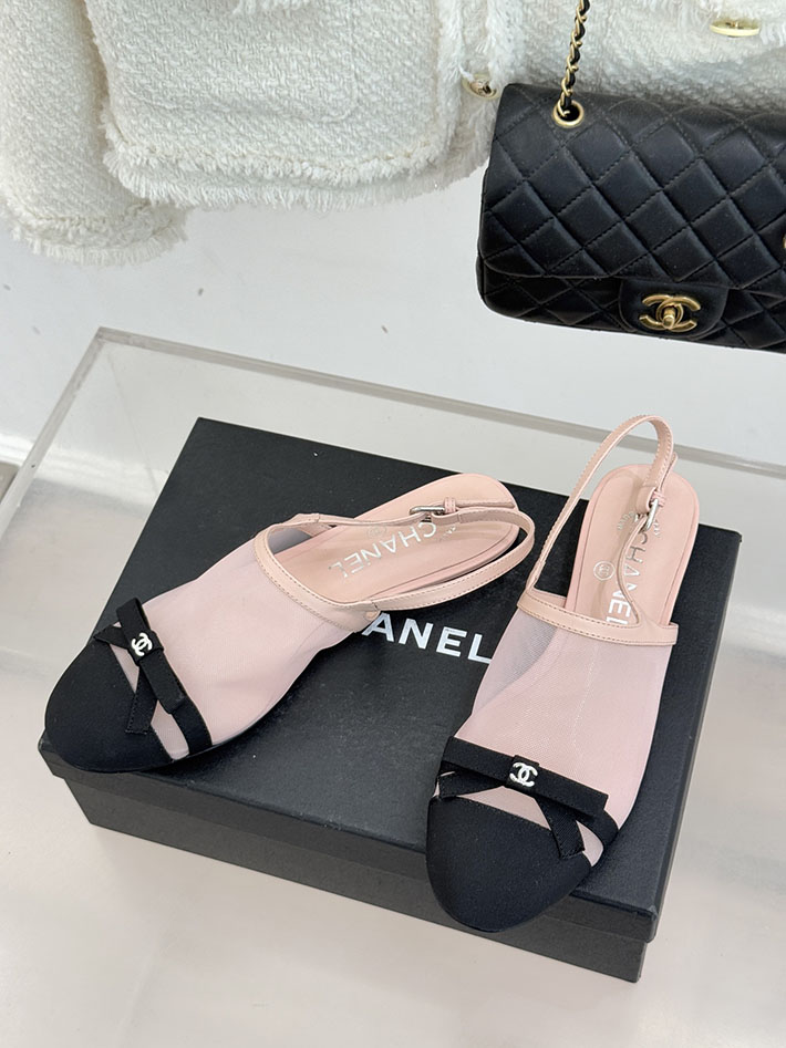 最高級シャネルスーパーコピー CHANEL バレエシューズ メリージェーン ココマーク リボン メッシュ ピンク 2630973 シャネル サンダル 定価 - 画像 (9)