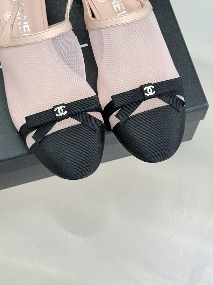 最高級シャネルスーパーコピー CHANEL バレエシューズ メリージェーン ココマーク リボン メッシュ ピンク 2630973 シャネル サンダル 定価 - 画像 (4)