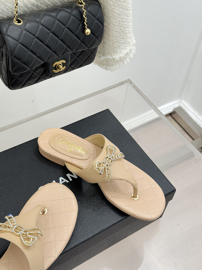 最高級シャネルスーパーコピー CHANEL 人気 ビーチサンダル ラムスキン 2026年春夏 新作 ベージュ 2630979 レディース シャネル 靴 - 画像 (6)