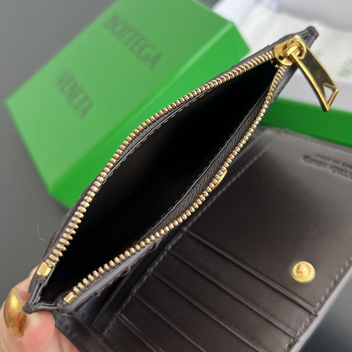 最高級ボッテガコピー Bottega Veneta イントレチャート ミディアム 二つ折りウォレット フォンデンテ 749940VCPP22132 ボッテガ アウトレット 値段 - 画像 (4)
