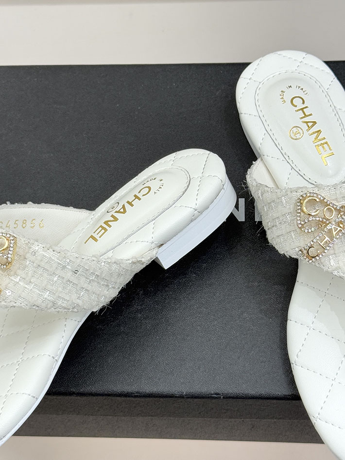 最高級シャネルスーパーコピー CHANEL 人気 ビーチサンダル ラムスキン 2026年春夏 新作 ホワイト 2630981 シャネル 靴 アウトレット - 画像 (5)