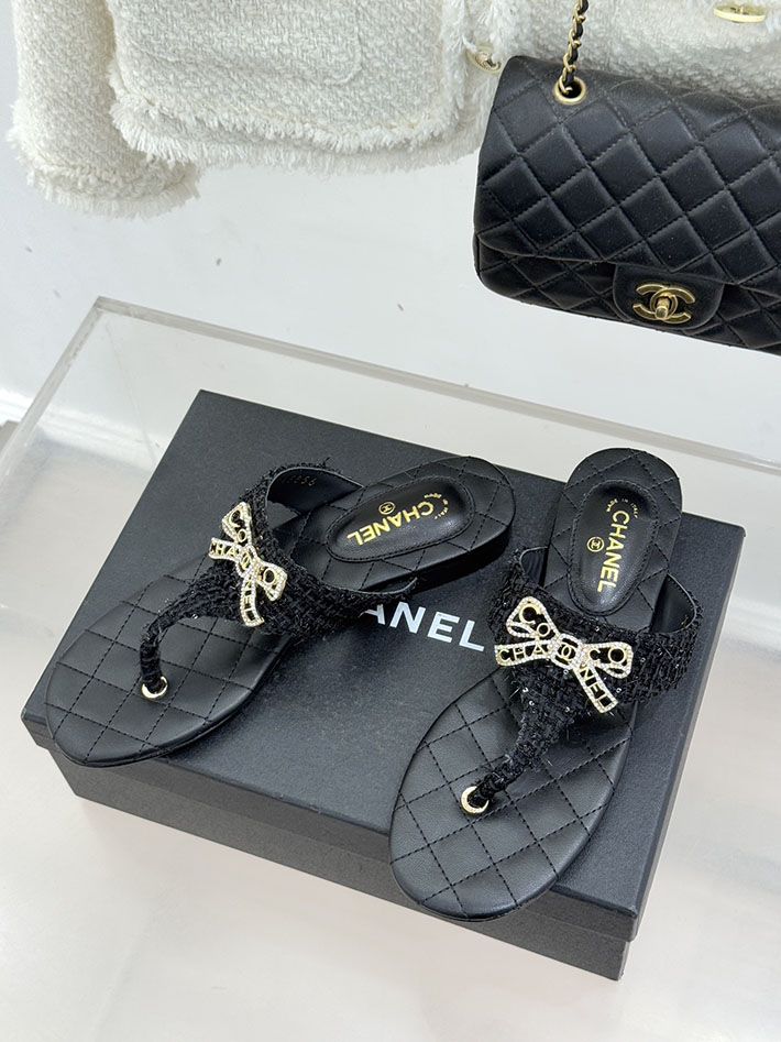 最高級シャネルスーパーコピー CHANEL 人気 ビーチサンダル ラムスキン 2026年春夏 新作 ブラック 2630982 シャネル 靴 サンダル - 画像 (9)