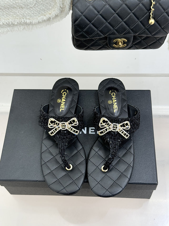 最高級シャネルスーパーコピー CHANEL 人気 ビーチサンダル ラムスキン 2026年春夏 新作 ブラック 2630982 シャネル 靴 サンダル - 画像 (7)