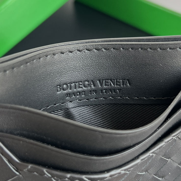 最高級ボッテガコピー Bottega Veneta イントレチャート ピッコロ カードケース ブラック 817397V4LQ18425 ボッテガヴェネタ カードケース - 画像 (4)
